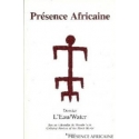 REVUE PRESENCE AFRICAINE  N°  161