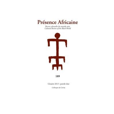 REVUE PRESENCE AFRICAINE N° 189