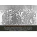 Affiche : photo de groupe des participants du premier congrès des écrivains et artistes noirs (1956)